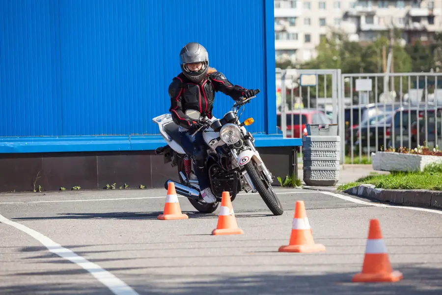 Die Motorradprüfung