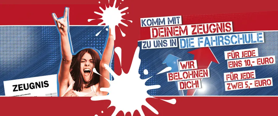 Zeugnisaktion! Wir belohnen Dich!