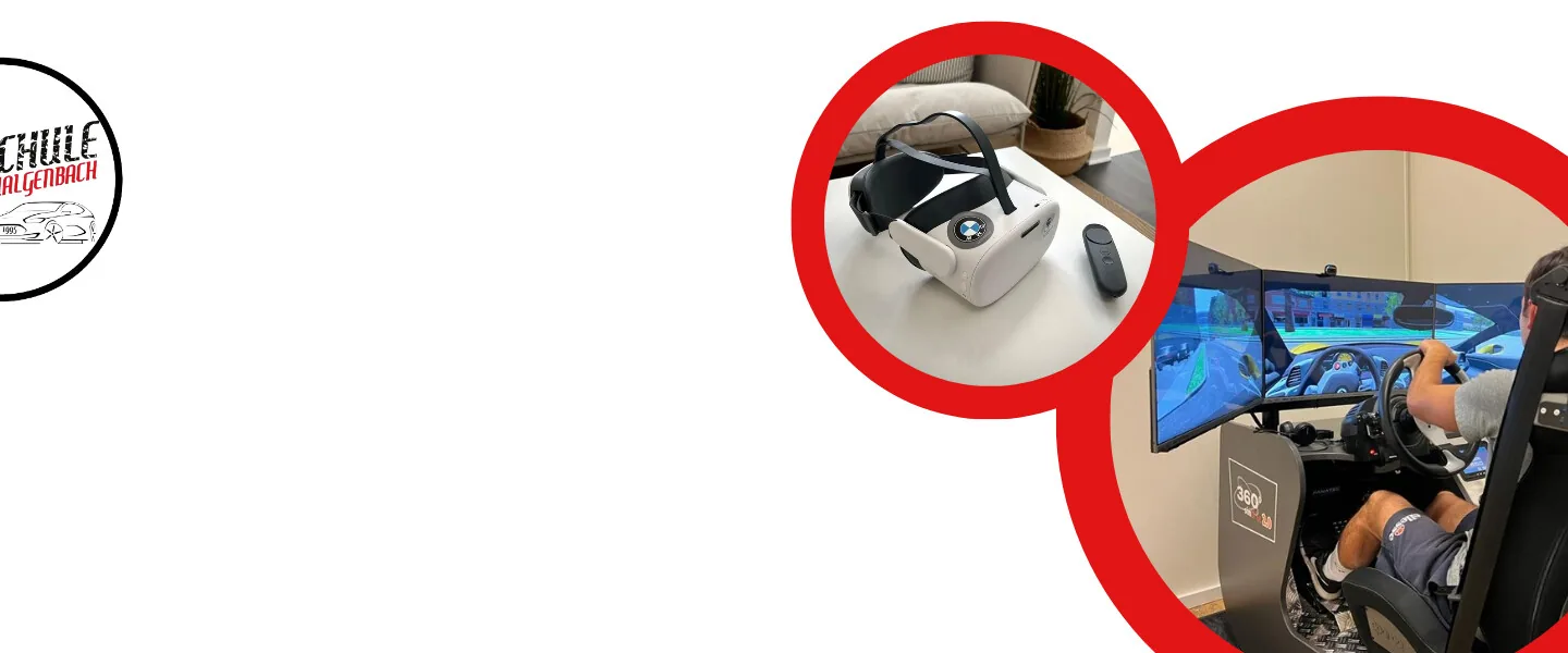 VR-Brille und Fahrsimulator der Fahrschule Christoph Walgenbach